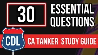 California CDL Tanker Endorsement Study Guide 2026 (CA Practice Test with Questions and Answers)