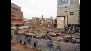 Demolition V&D building centre The Hague (sloop V&D gebouw Den Haag)
