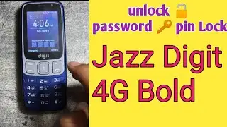 how to unlock password Jazz Digit 4G ||Jazz Digit 4G Bold lock