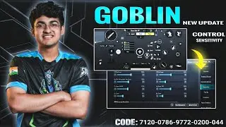 BGIS GOBLIN New Sensitivity code & Goblin new control code/ Goblin sensitivity bgmi 2024