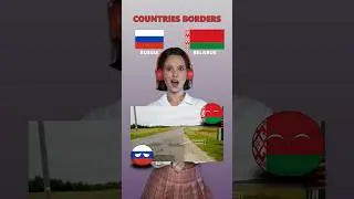 Countries With Unique Borders #countryballs #countries #flags