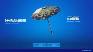 Tier 100 'MIDAS' UNLOCKING NEW 'CLASSIFIED' (Victory Royale FREE Reward Umbrella) Fortnite MAX Tier!