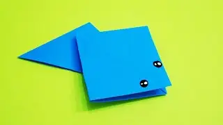 Origami paper stingray - super quick and easy origami stingray