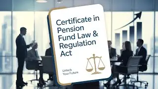 Certificate in Pension Fund Law & Regulation Act