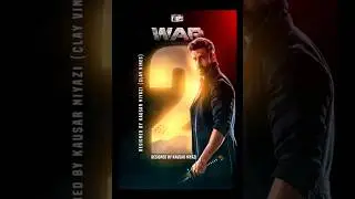 War 2 Hrithik Roshan First Look Poster Fan Made #hrithikroshan​ #ytshorts​ #shorts #warteaser