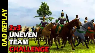 0AD -  2v3 Uneven Team Challenge