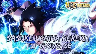 Sasuke v1 Rerekit ability Showcase | Naruto x Boruto Ninja Voltage