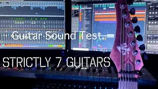GUITAR Sound test. 「Strictly 7 Guitars」「BIAS FX 2」