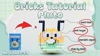 EASY BUILDING NANO BLOCKS MINI SMALL LEGO BRICKS MAKE A WISE LIFE DONUT SERIES NO.W2602-29 PLUTO