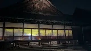 Nijou Castle illumination 2025 with Marco Lienhard and Taikoza  Music