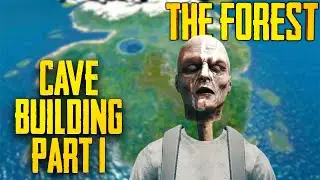Getting Logs into Drop Down Caves for Building - S7 EP03 | The Forest