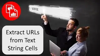 Extract Hyperlinks from Sentences in a Column