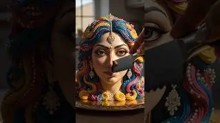 [ASMR]- Cutting human faced cake #asmr #relax #cakecutting #shorts