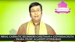 Govindachutta Gheetham By :Singer  Nihal | #SwaraMusicAcademy