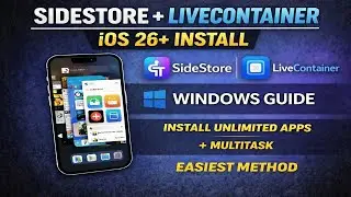 Install SideStore + LiveContainer iOS 26+ | No PC After Setup | Install Unlimited Apps + Multitask