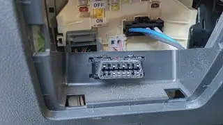 Hyundai Sonata (2015-2019): OBD2 Port And Interior Fuse Box Location.