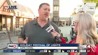 Crews get ready for Cape Coral's Holiday Festival of Lights - 7am live report