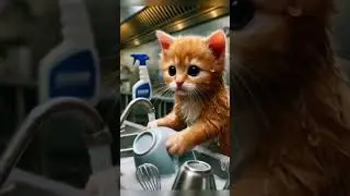 A hardworking kitty #cat #kitty #catlover #aicat #cute