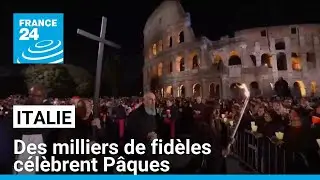 P&acirc;ques: c&eacute;l&eacute;brations massives des fid&egrave;les catholiques &agrave; Rome &bull; FRANCE 24