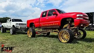 Lifted Chevrolet Silverado & Lifted Ford Dually on 28