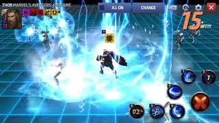 MARVEL FUTURE FIGHT - THOR ENDGAME SUIT COMPLETE MOVESET