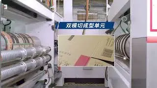 Bottom Printing High Speed Flexo Printer Slotter Die Cutter Stripping Counting Packaging Line
