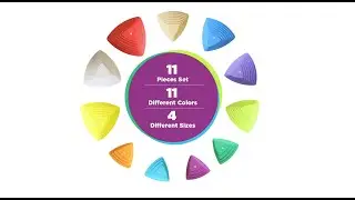 Stepping Stones for Kids, Set of 11 pcs for Balance with Non-Slip Bottom