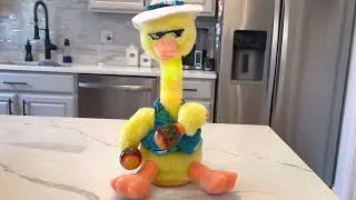 Unboxing the electronic dancing duck toy￼