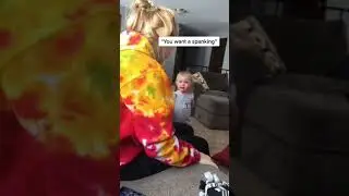 You want a spanking #cry #baby