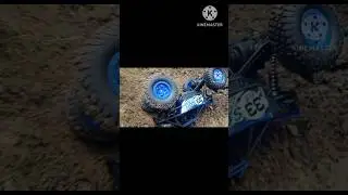 detik-detik mobil terguling di jalan Extreme #mobilrc#RCExtreme