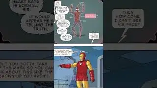 Spidey teams up with Iron man #spideman #batman #superman #marvel #dc