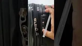 como configurar cadeado de malas com sistema TSA. ou cadeados que parece TSA, marcas roncalli