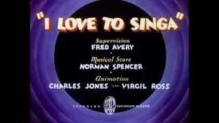 I Love to Singa (1936) Opening