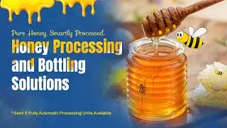 Honey Processing Plant |  Honey Processing and Packaging | शहद पैकेजिंग | Honey Packing #honey