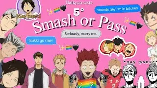 🔉SMASH OR PASS 🔞  haikyuu edition 🏐✨ {Haikyuu x Haikyuu x y/n 👑}