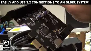 Installing USB 3.2 expansion card + new Graugear 3.5