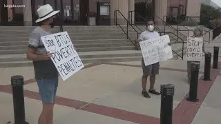 Organizers protest BTU cutoffs at city hall