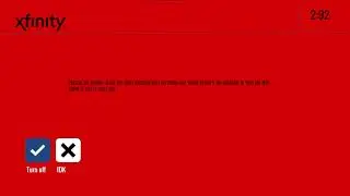Xfinity on demand killscreen (FAKE)