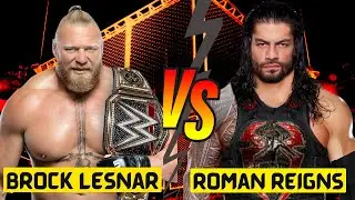 Roman Reigns Vs Brock Lesnar 2023 full match - WWE 2k22 - Skhs Gamer