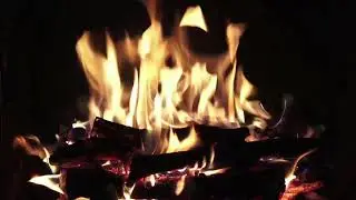 Relaxing Fireplace Ambience 4K - Drift Off to Crackling Fire (No Music)