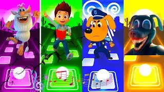 BOOBA vs PAW PATROL RYDER vs SHERIFF LABRADOR vs CARTOON DOG   - TILES HOP