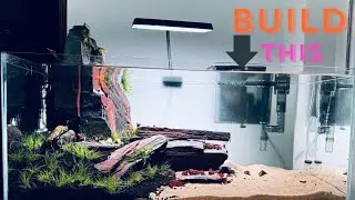 DIY Mini Fountain with Golden Sand & Heavy Rock Landscaping&rdquo;