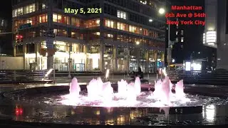 New York City Manhattan 6th Avenue - 54th Avenue May 5, 2021