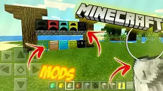 Minecraft Pocket edition - Mods Back Pack, Better Furnace & Iron chest