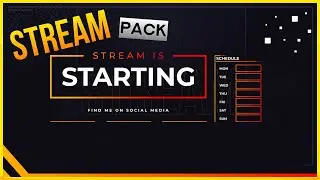 Free Stream Overly Template Download l Free OBS Studio,Streamlabs OBS,Twitch Overlay Pack