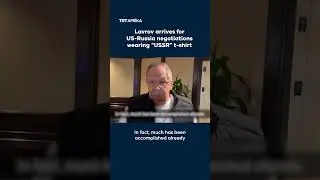 Lavrov Arrives For US-Russia Negotiations Wearing ''USSR'' T-shirt