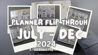 Planner Flip Through (July -Dec) -  EC 8x10 Softbound