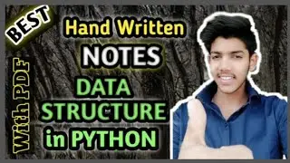 Data Structure In Python Best Notes || Class 12th boards || Computer science with python