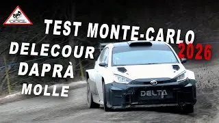 Test Delecour | Daprà | Molle | Monte-Carlo 2026 | Škoda & Toyota Rally2 [Passats de canto]