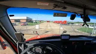 What Driving Into A Trucking Terminal Looks Like.  Trucking Life.